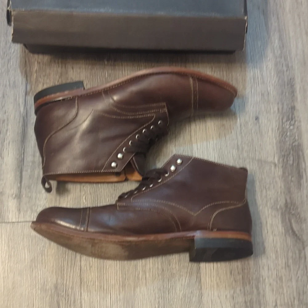 Stacy Adams Madison Cognac Boots - Picture 7 of 9
